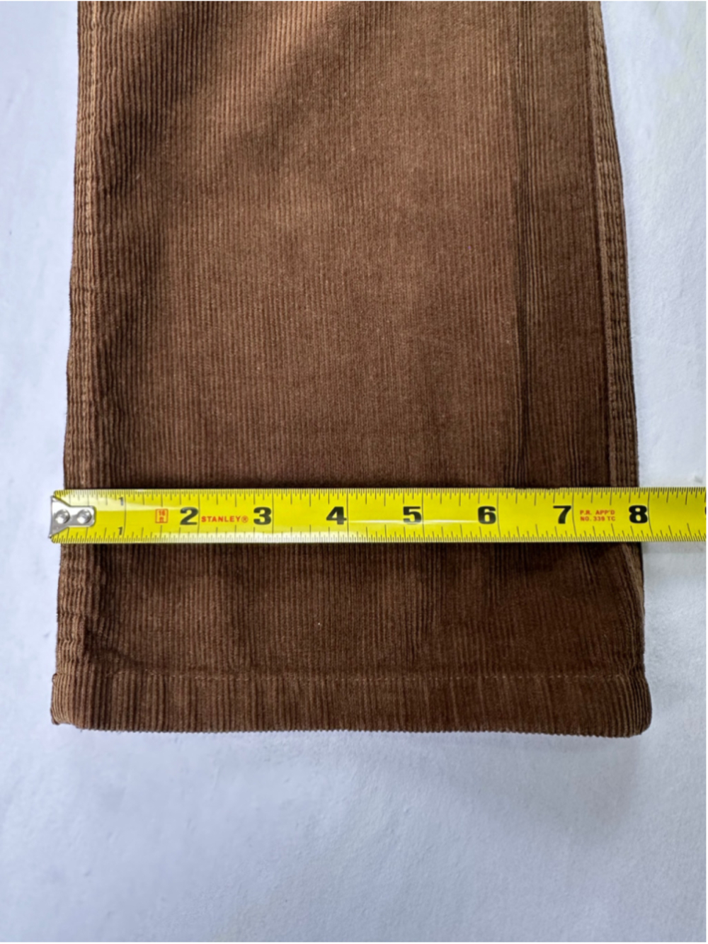 VTG Ralph Lauren Women’s Size 8 Chocolate Brown Corduroy Bootcut Pants Hong Kong - Picture 5 of 12